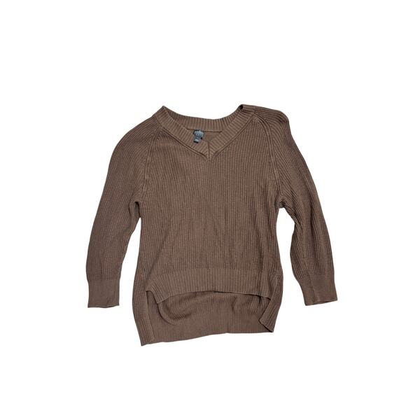 SOHO New York & Company Jeans Brown Knit Sweater - Size S - Picture 1 of 2